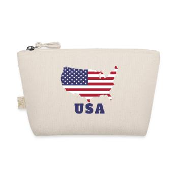 Drapeau Silhouette États-Unis - Trousse biologique - nature - Devant