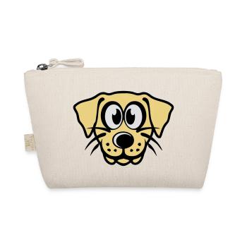 funny dog cartoon animals 2310 - Organic Pouch - nature - Front