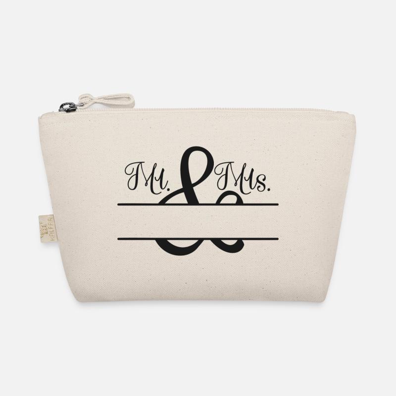Mr. & Mrs. + Nom à personnaliser Trousse biologique