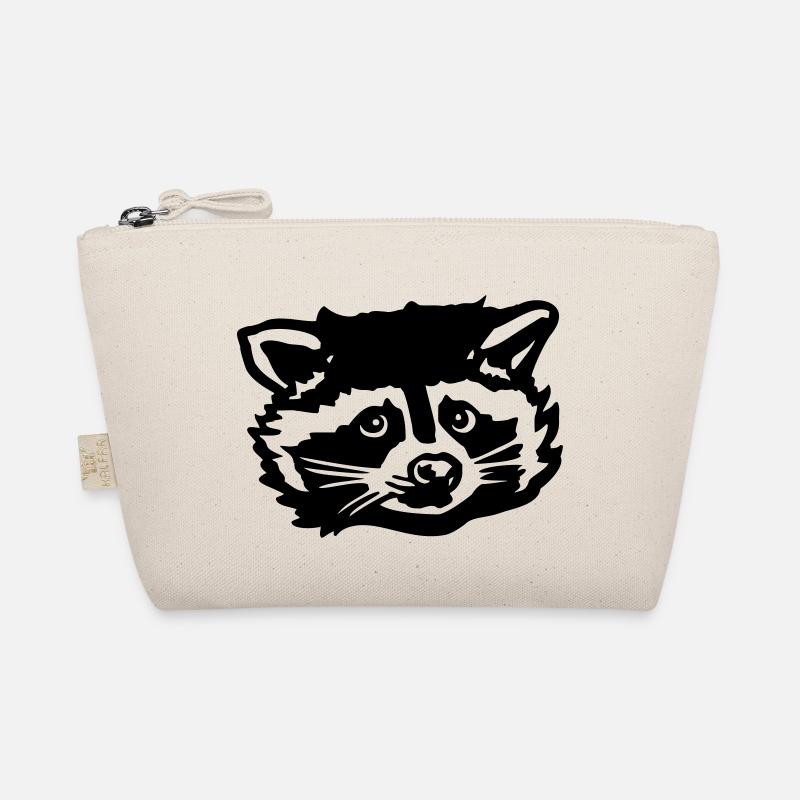 waschbaerkopf Bio-Täschchen