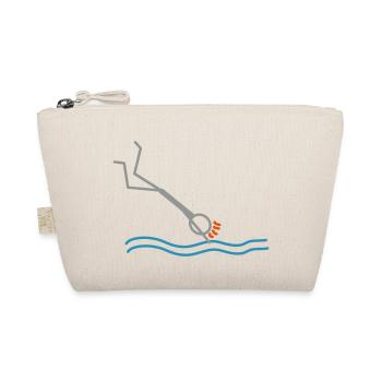 springen / schwimmen - Bio-Täschchen - Natur - Vorne