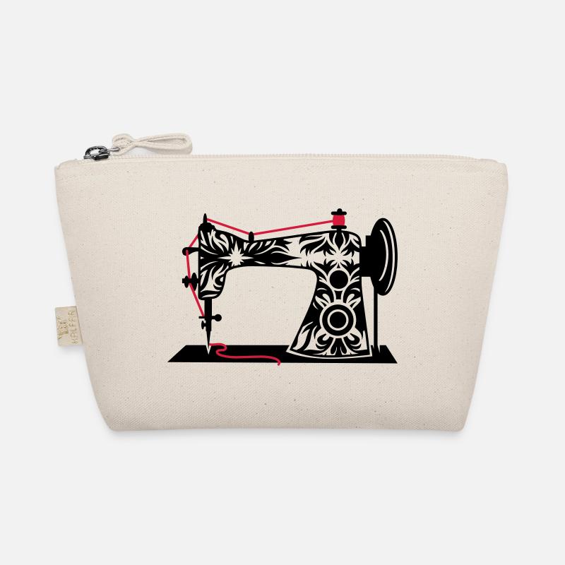 An antique sewing machine Organic Pouch