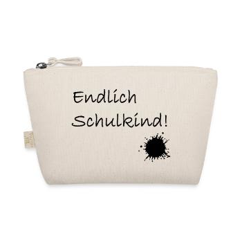 Endlich Schulkind! - Bio-Täschchen - Natur - Vorne