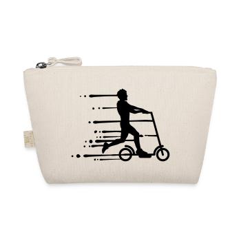 drops graffiti wet electric scooter clipart electr - Organic Pouch - nature - Front
