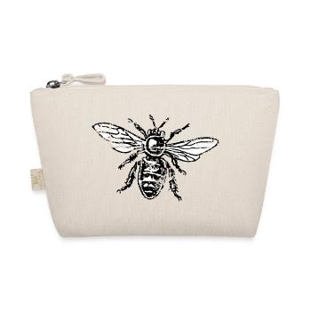 Bee Honeybee - Organic Pouch - nature - Front