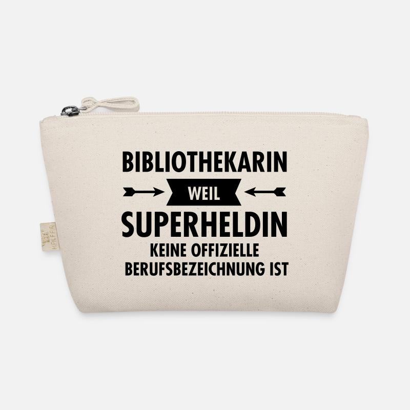 Bibliothekarin - Superheldin Bio-Täschchen