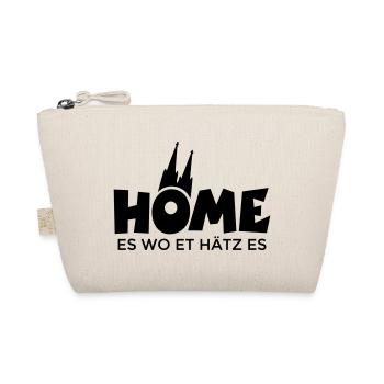 Home es wo et Hätz es - Köln mit Kölner Dom - Bio-Täschchen - Natur - Vorne