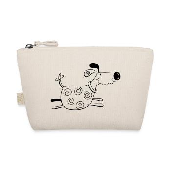 Funny Running Dog - Dogs - Gift - Cartoon - Organic Pouch - nature - Front