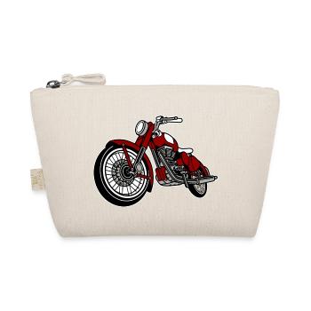 Motorcycle Old School - Organic Pouch - nature - Front