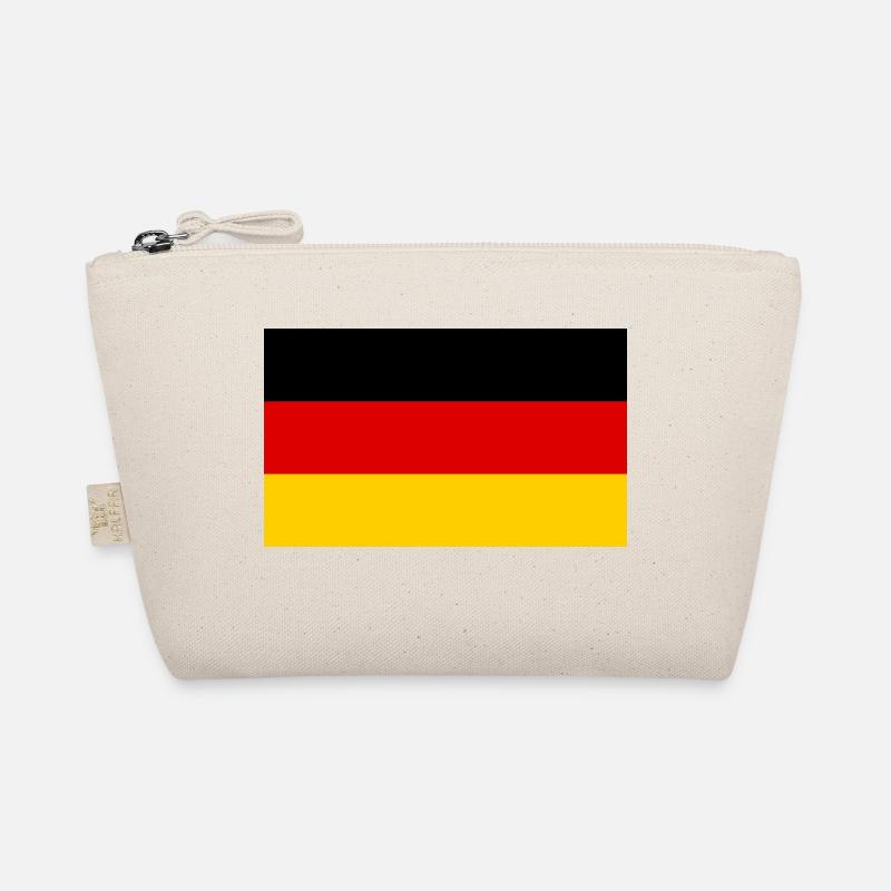 Flagge Deutschlands 🇩🇪 - Bio-Täschchen - Natur