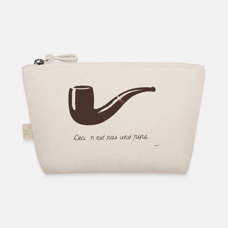 Ceci n'est pas une Pipe. Bio-Täschchen