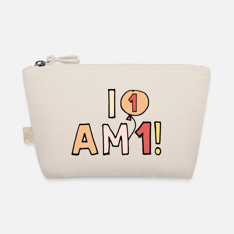 Ich bin 1 - erster Geburtstag Bio-Täschchen