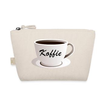 Leckere Tasse Kaffee mit Aufdruck Kaffee - Bio-Täschchen - Natur - Vorne