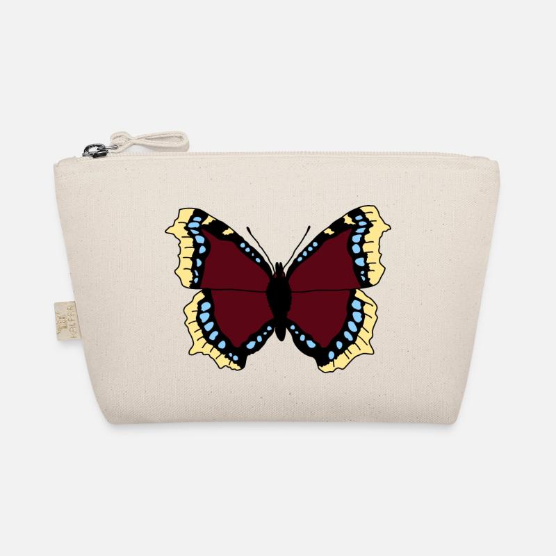 Butterfly - mourning cloak Organic Pouch
