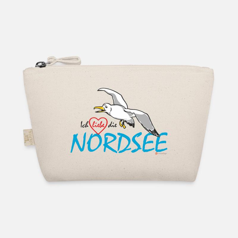 Möwe, Ich liebe die Nordsee Bio-Täschchen