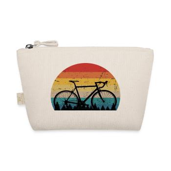 Bike Retro Vintage Gift Bike Bike - Organic Pouch - nature - Front
