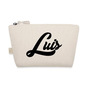 Luis Name Black - Organic Pouch - nature - Front