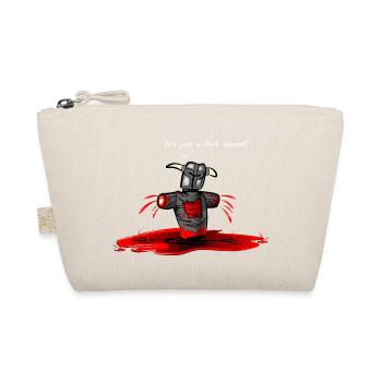 Just a flesh wound! - Organic Pouch - nature - Front