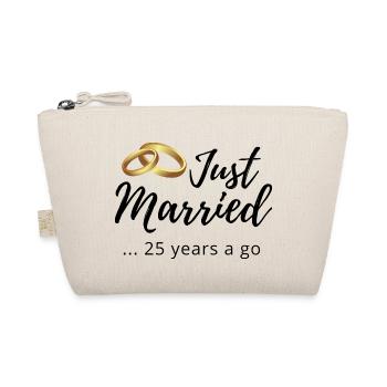 25th Wedding Anniversary - Organic Pouch - nature - Front