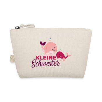 Wale - kleine Schwester - Bio-Täschchen - Natur - Vorne