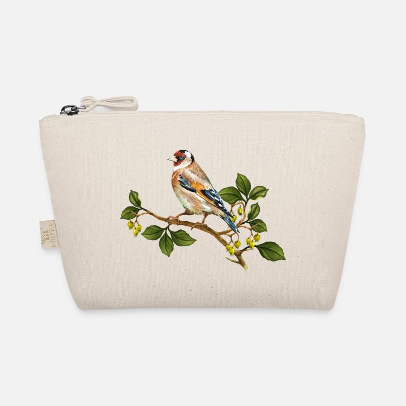 Bunte Vogel - Bio-Täschchen - Natur