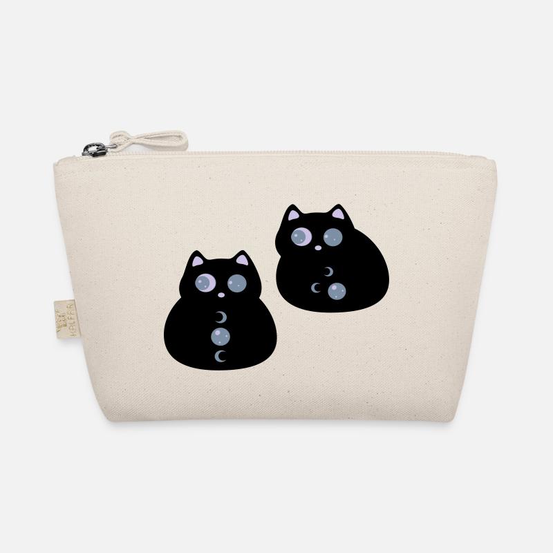 Katzen mit Mondaugen Bio-Täschchen