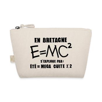 e mc2 formule bretagne mega cuite alcool humour - Trousse biologique - nature - Devant
