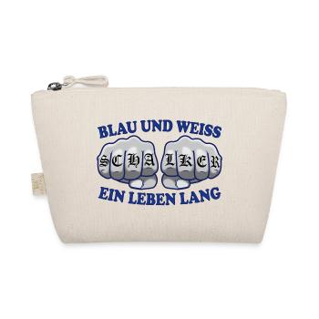 Schalker Ruhrgebiet Ruhrpott Blau Weiß Geschenk - Bio-Täschchen - Natur - Vorne
