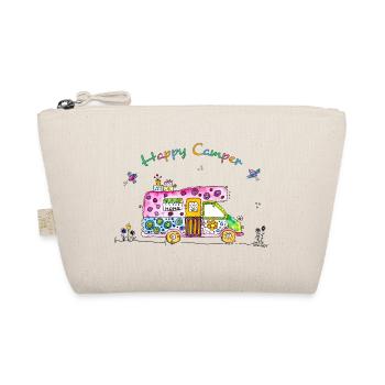 Motorhome Happy Camper - Organic Pouch - nature - Front