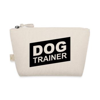 dog trainer black up - Organic Pouch - nature - Front