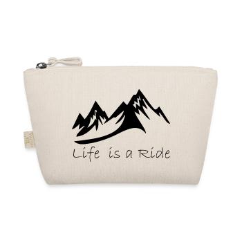 Snowboard Snowboarder - Organic Pouch - nature - Front