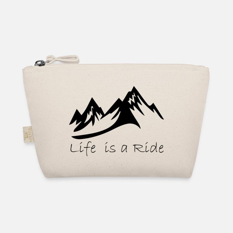 Snowboard Snowboarder - Bio-Täschchen - Natur