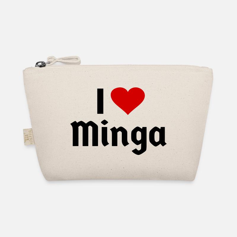 Ich liebe München Münchner Münchnerin Geschenkidee Bio-Täschchen