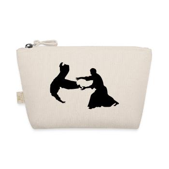 Aikido-Wurf - Bio-Täschchen - Natur - Vorne