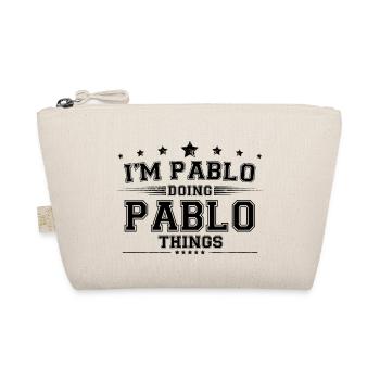 Ich bin Pablo, der Pablo-Dinge macht - Bio-Täschchen - Natur - Vorne