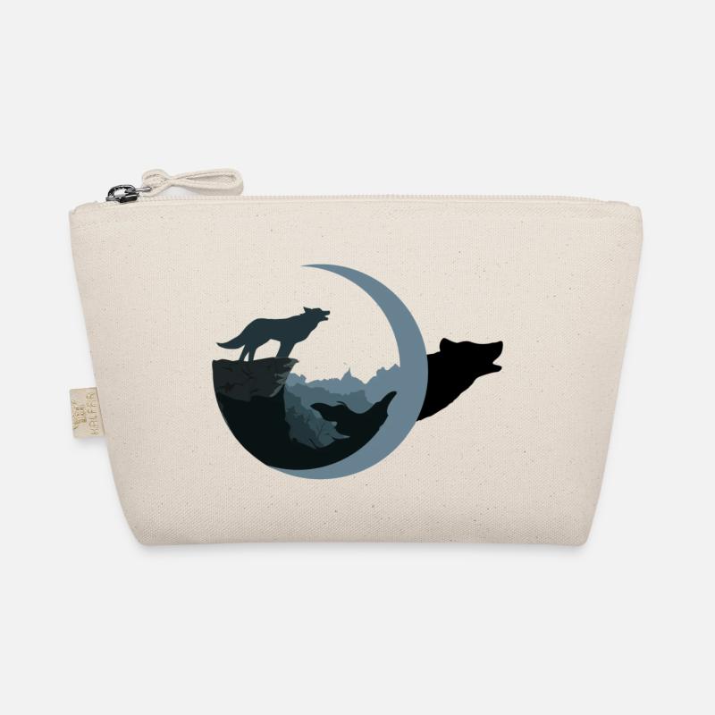 Wolf by the moonlight Organic Pouch