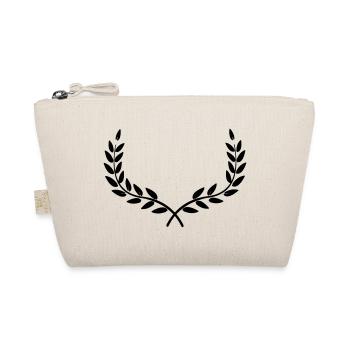 wreath laurel wreath - Organic Pouch - nature - Front