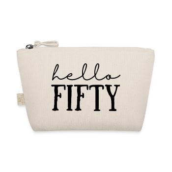 50th birthday - Organic Pouch - nature - Front