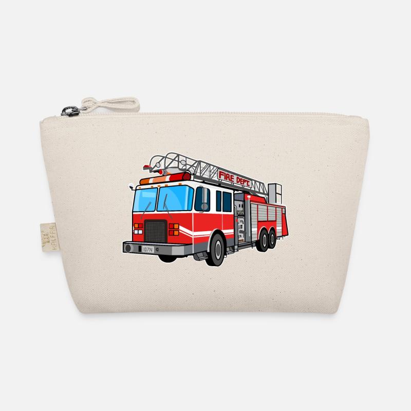 Fire brigade, fire engine, firefighter, extinguish Organic Pouch