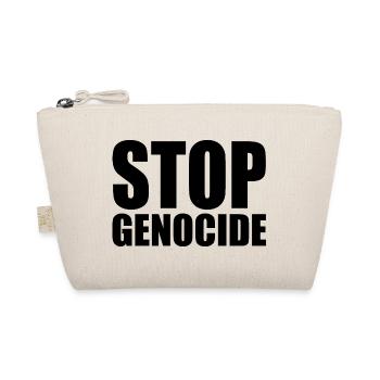 Stop genocide - Organic Pouch - nature - Front
