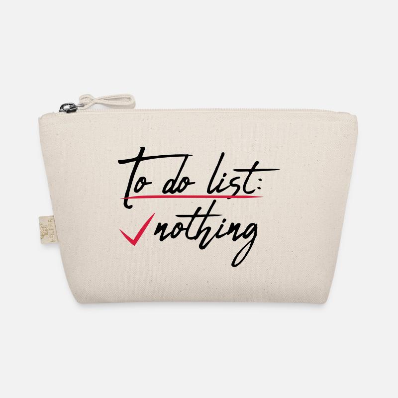 Nothing Checked Off List Organic Pouch