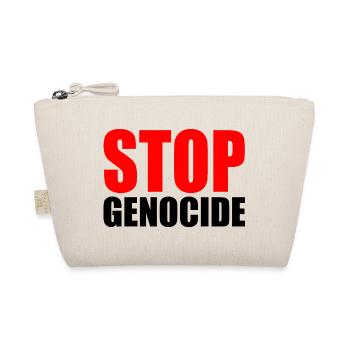 Stop genocide - Organic Pouch - nature - Front
