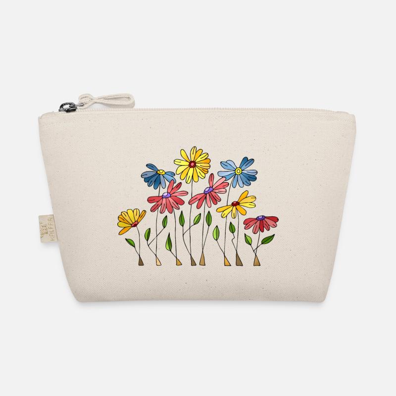 Blumen - Bio-Täschchen - Natur