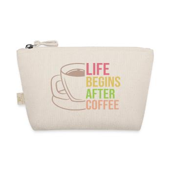 Coffee Cup Statement Coffee Drink Caffeine - Organic Pouch - nature - Front