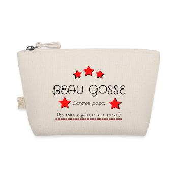 Beau gosse comme papa - Trousse biologique - nature - Devant