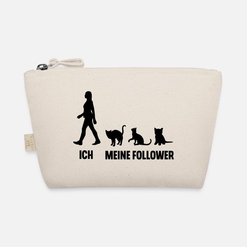 Katzen Ich Und Meine Follower - Bio-Täschchen - Natur