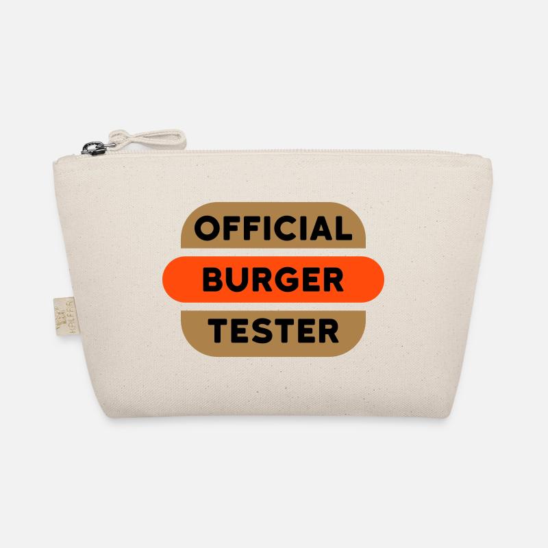 Official burger tester (Burger mit Belag) Bio-Täschchen
