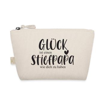 Stiefpapa Papa Bonuspapa Familie Geschenk Danke - Bio-Täschchen - Natur - Vorne