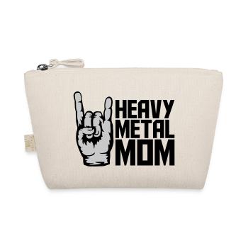 Heavy Metal Mom Logo - Organic Pouch - nature - Front