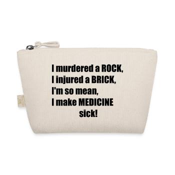 The Legend Rock Brick Medicine - Bio-Täschchen - Natur - Vorne